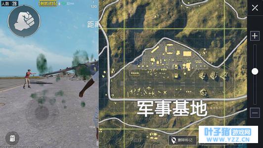 绝地求生刺激战场,军事基地建筑位置分析,
