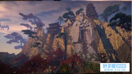 《我的世界》大神造出“新桃花源”致敬陶渊