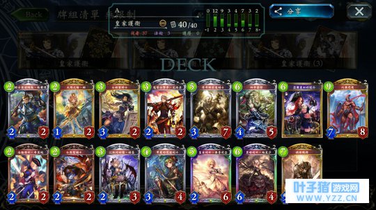 【影之诗悦享频道】四虹城墙皇卡组(无限)