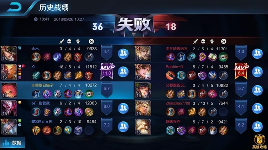 《王者荣耀》单排实录: 最近两场非常耐人寻