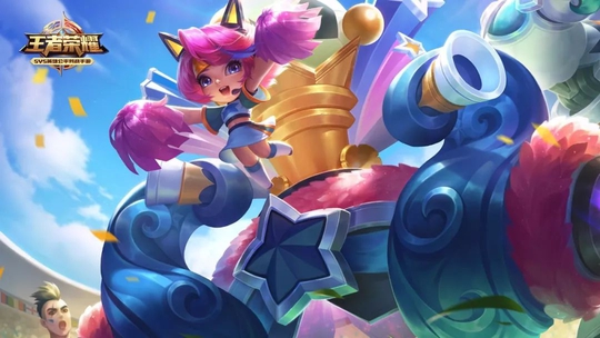 王者荣耀:蔡文姬燃情世界杯,见证拉拉队长