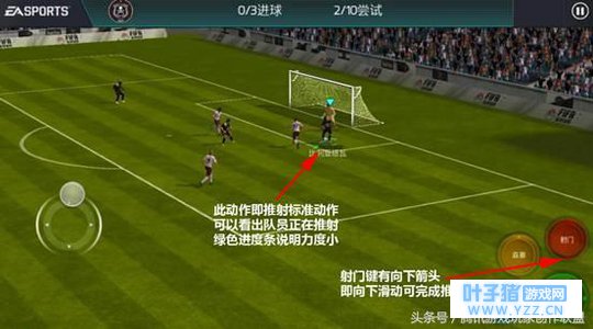 《FIFA足球世界》推射技巧解读 轻轻松松一