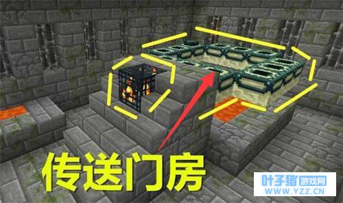 我的世界: 要塞中的6种房间, 直接开启传送