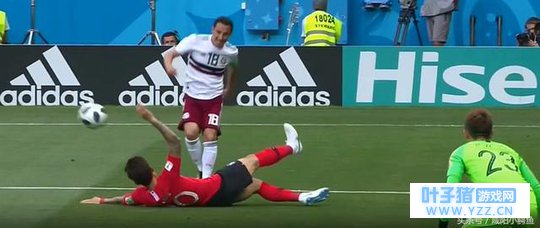 实况足球韩国队比赛,两场禁区手球被判点球
