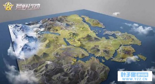 《荒野行动》:荒野最新地图出现,踏平岛国