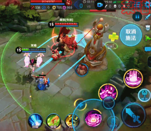 王者荣耀貂蝉被动bug,同时触发多个目标印