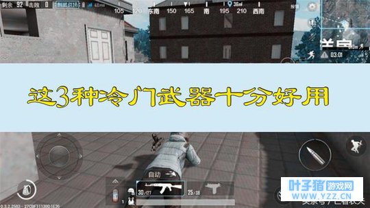 刺激战场:这3种冷门武器鲜为人知,却十分