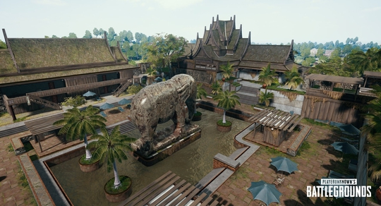 A scene from the new Sanhok Map in PlayerUnknown's Battlegrounds.