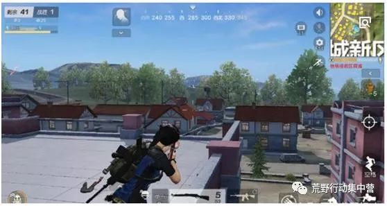 荒野行动:一杆禽兽狙,自走人形炮台