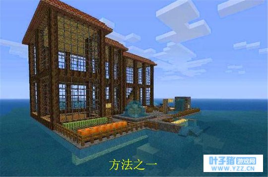 我的世界:水下怎么建房子?有4种方法让玩