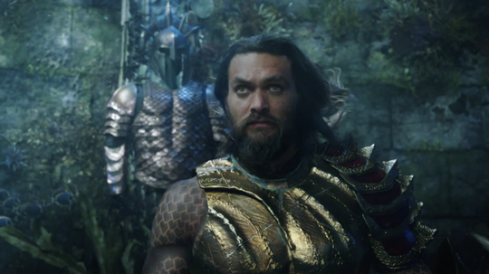 Aquaman comes down to Atlantis to take on his brother Orm in a gladiatorial fight.