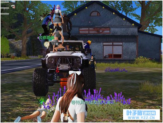 荒野行动:牧野领地完爆主宰者,载具大PK