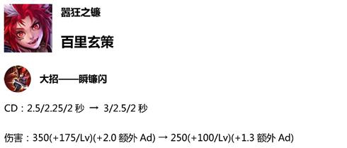 体验服:1.23版本更新,白起镰刀转不停,赵