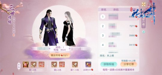 与意中人结为侠侣,榜上秀出甜美爱情