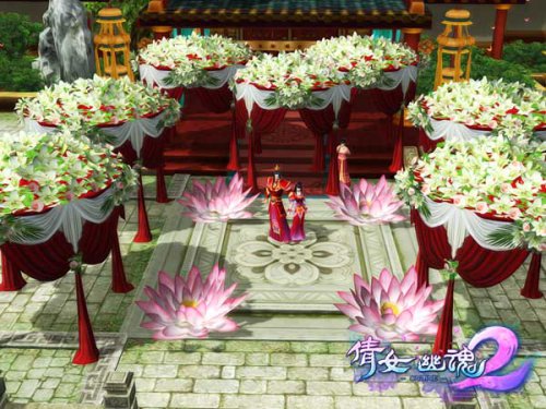 《倩女幽魂2》暑假活动“夏末余韵”——家园全新装饰物百年好合