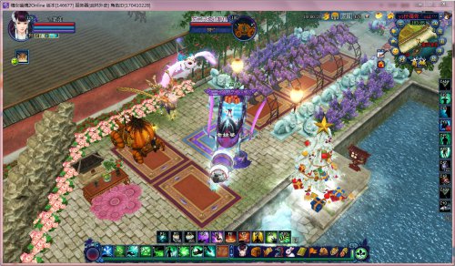 倩女2家园花卉景观展示