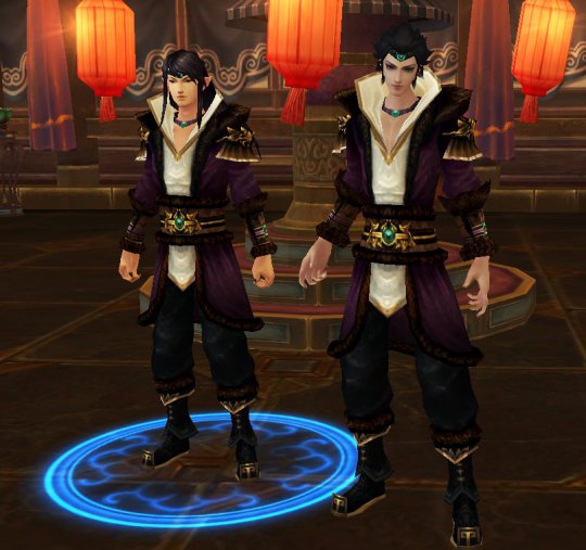 男偃师檀无心时装外观展示