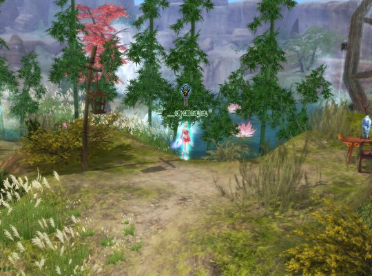 沙漠绿洲领地景观展