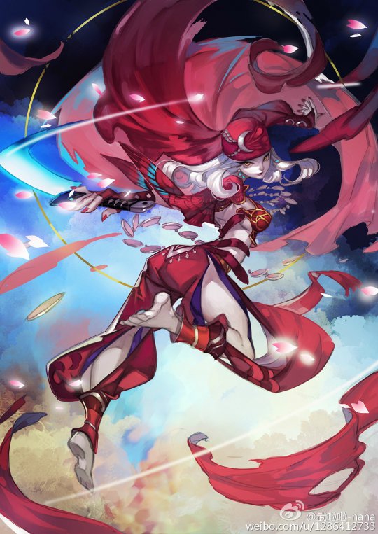 倩女2同人七夕CP插画