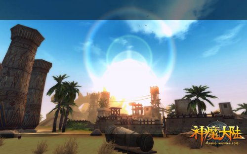 《神魔大陆》实景截图——美丽的维塔镇