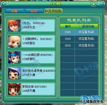 第七届神武之战报名图