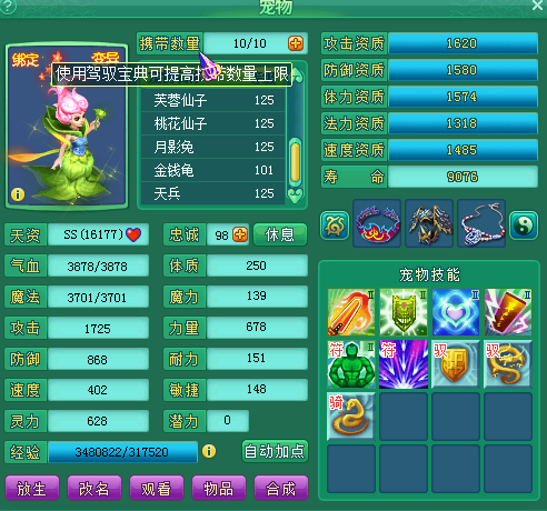 飞升120PT+TC双号展示