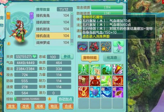 99级全五技能宝宝