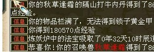 好不容易得到个神兵,虽然是垃圾的,但是包裹满了,这...
