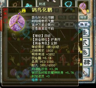 付混护身符600W买的