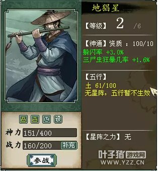 三尸躲闪6级星符