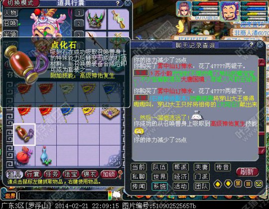 点化石