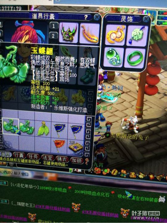记录鉴定灵饰