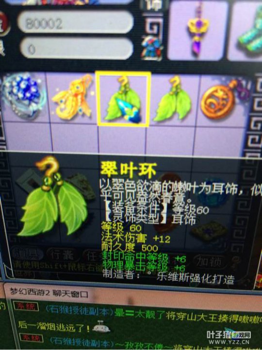 记录鉴定灵饰