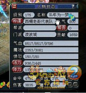 服战甲冠西栅属性硬件