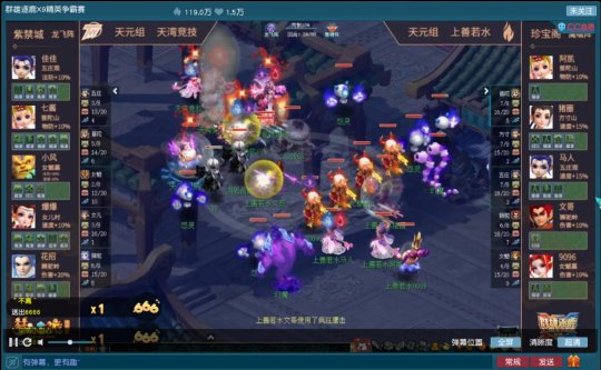 ��Ԫ�� ��ս�� ������ˮ(����) VS ��ս�����徺��(����)